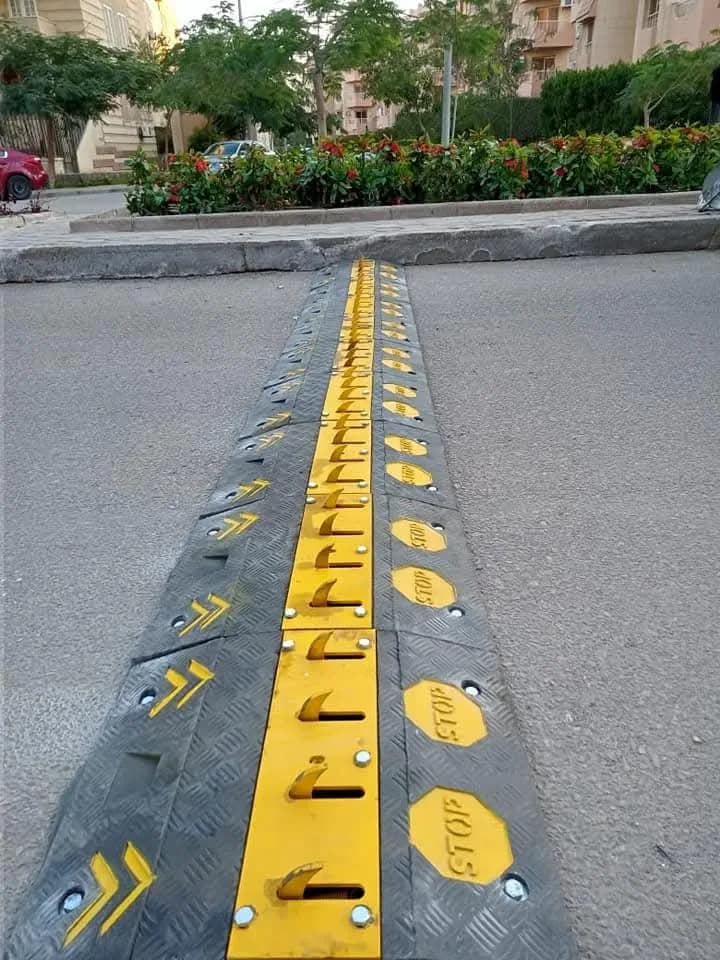 Speed Bumps, Lane Dividers & Road Studs — installed example 1