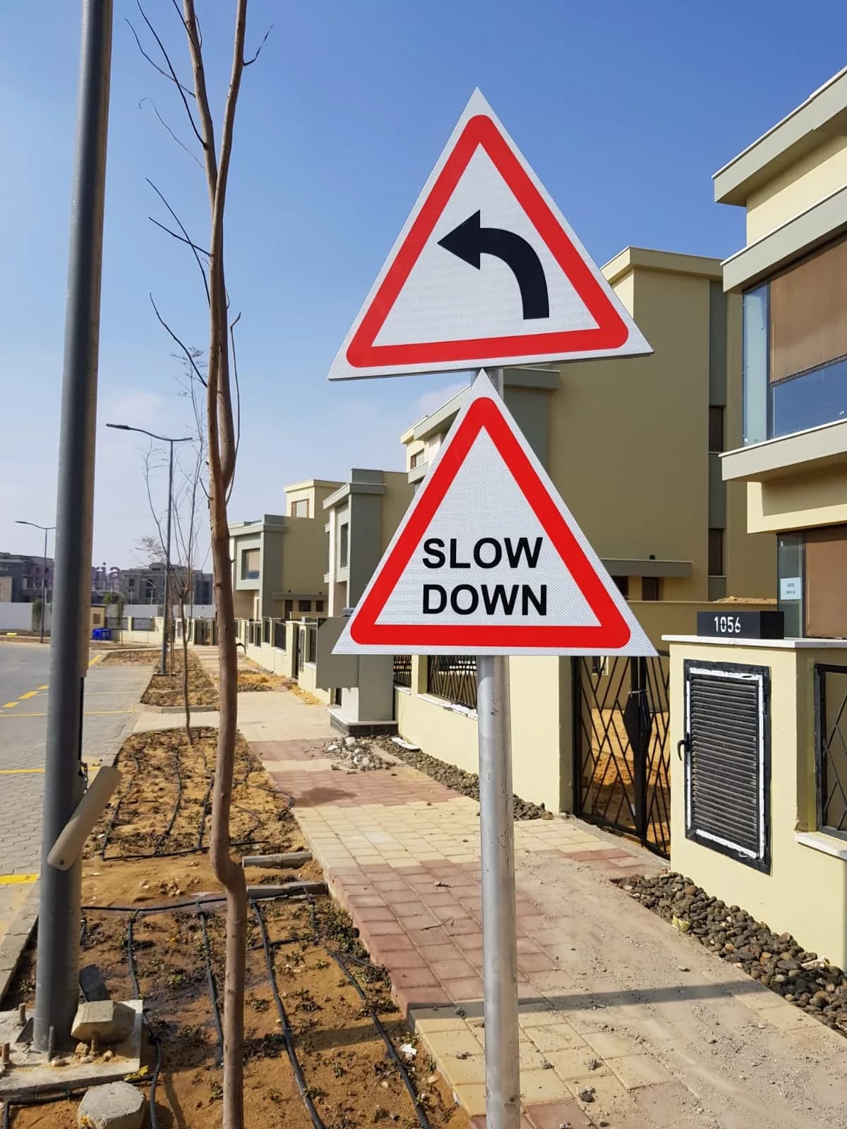 Traffic, Warning, Regulatory & Directional Signage — installed example 3